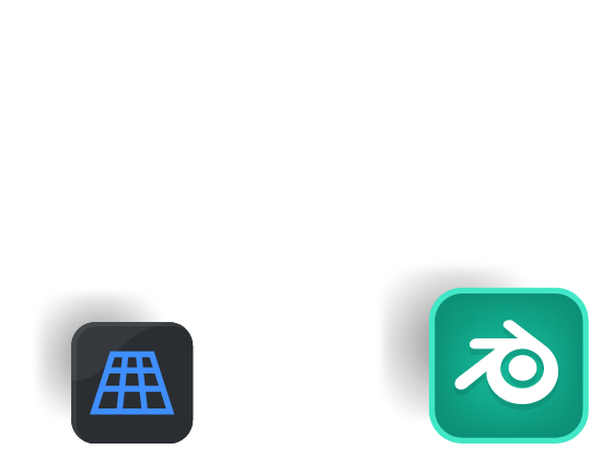 Grid and Blender icon